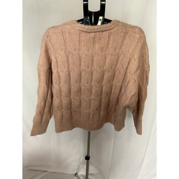 Lucca Women’s Button Up Sweater Peach/pink Size L - New With Tags. NWT - Picture 7 of 11